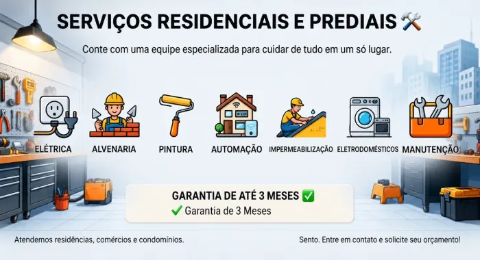 Serviços residenciais 24hrs