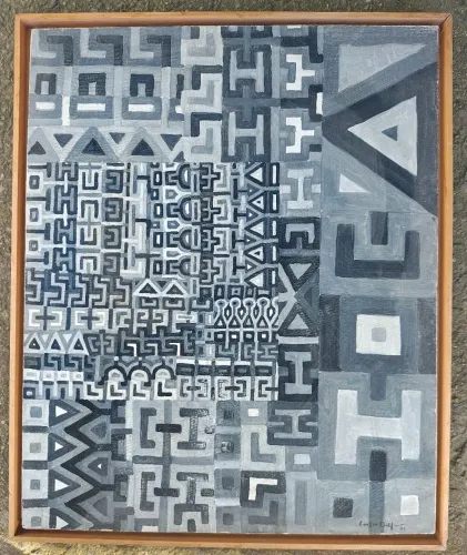 Quadro Original Carlos Delfino (1986) - Geração 80 Tupinãodá