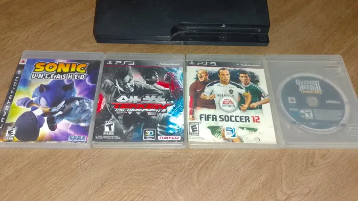 Ps3 Desbloqueado + Jogos - Ótimo Estado