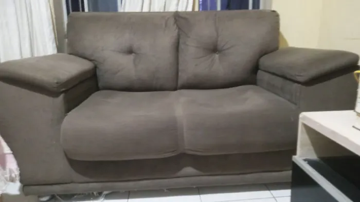 Sofá de Dois Lugares Veludo Takei