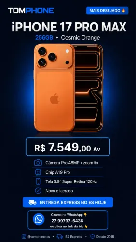iphone 17 pro Max 256 lacrado oferta !!