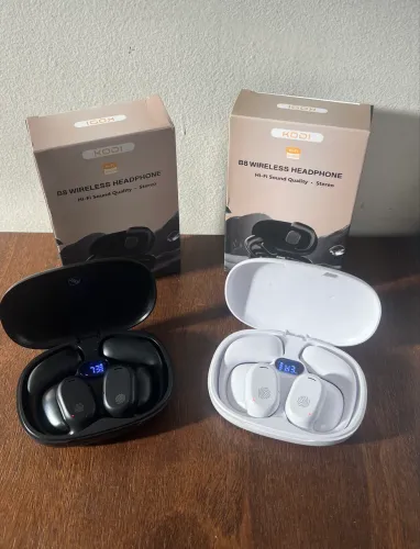 Fone Bluetooth condução óssea    Novo 