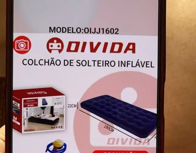 colchao solteiro inflavel super confortavel 142,00