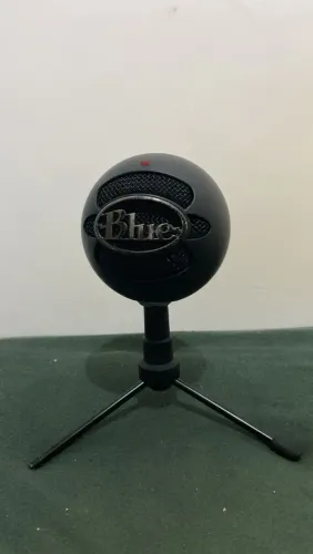 Microfone USB Blue Snowball iCE Preto - Excelente Estado