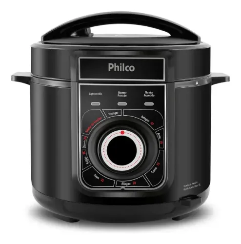 Nova = Panela de Pressão Elétrica Philco PPP02PI - 900W 5L - 110V.