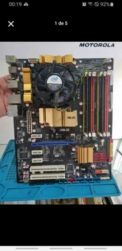 Kit Placa-mãe ASUS P5QC + Intel Xeon E5450