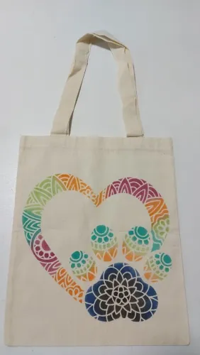 Ecobags e necessaires pintadas a mão