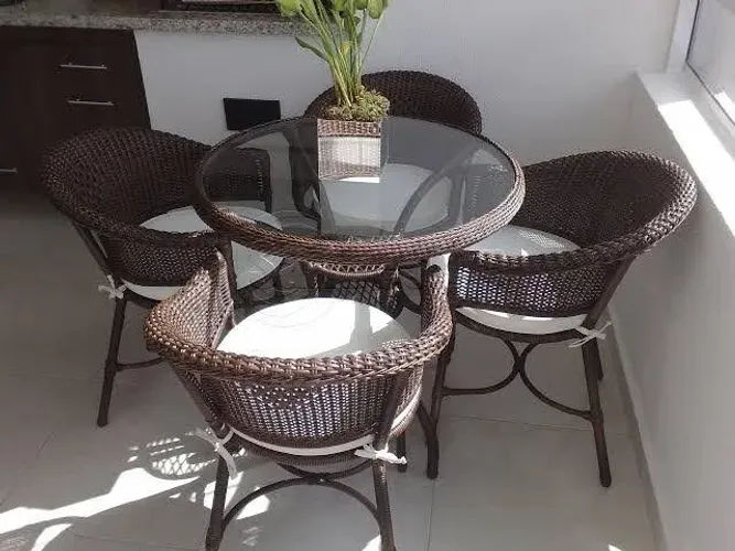 Conjunto de mesa para organizar ambientes 
