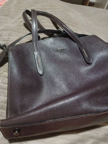 Bolsa couro coach