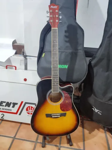 Violão acústico Memphis MD 18 EQ com capa