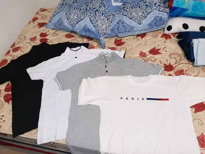 Roupas novas e simonovas masculinas camisas tamanhos G e bermudas e calça numero 44