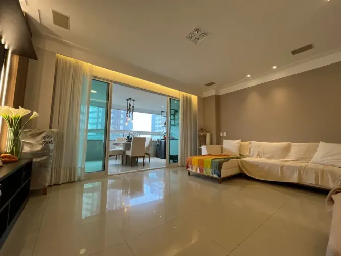 Apartamento a venda em Patamares com 4 suites vista mar e varanda gourmet no Vista Reale