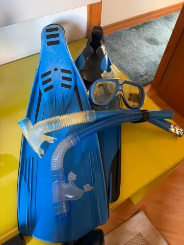 Nadadeira e snorkel size 42/48
