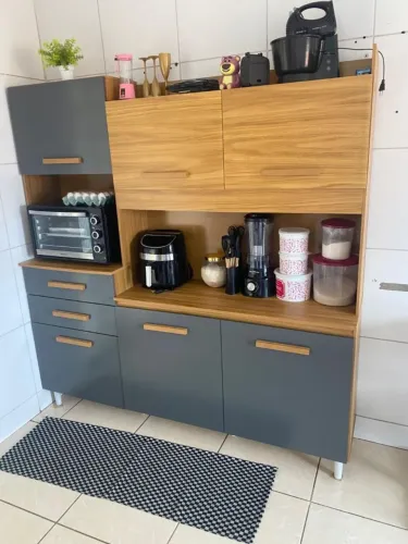 Armário de Cozinha com Nicho 6 Portas 2 Gavetas (NOVO) Entrega Grátis! 