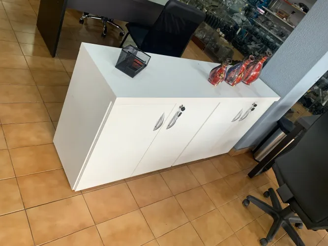 Balcão branco 160x042x075