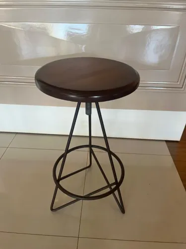 Banqueta de Luxo Sierra Móveis Edu - Bar/Bancada (Temos 3 Unidades)