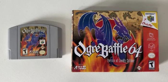 Ogre Battle 64 Person Of Lordly Caliber n64 Cartucho Jogo fita nintendo