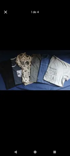Lote de roupas masculinas tamanho g e gg