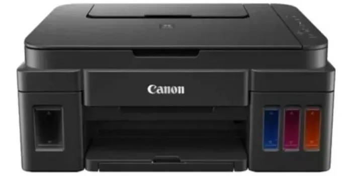Impressora Canon, sistema de tinta original G3110 Multi Wi-Fi, cor preta na caixa