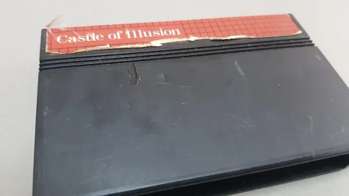CARTUCHO MASTER SYSTEM - ORIGINAL - TEC TOY - CASTLE OF ILLUSION - SOMENTE CARTUCHO