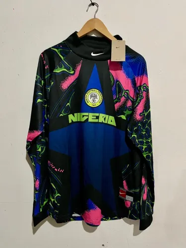Camisa futebol retro Nigeria goalkeeper nike