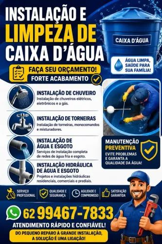 ENCANADOR HIDRÁULICO ÁGUA E ESGOTO ?