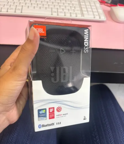 Caixa de Som JBL Wind 3S Bluetooth 5.0 Portátil Preta
