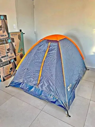 Barraca de Camping Nautika Panda Iglu 3 Pessoas Azul Nova Faço entrega