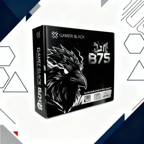 Placa Mãe Nova com slot M2 NvMe integrado - Elite Gamer Black - B75