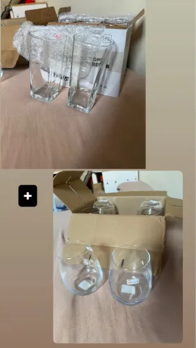Kit 12 copos - 6 copos Texas 290ml + 6 copos 500ml - novos