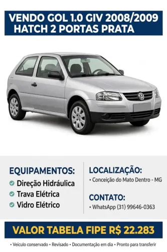 Volkswagen Gol Geração IV Trend 1.0 8V MI Total Flex Mec. 2P 2009
