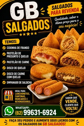 Salgados para revende 