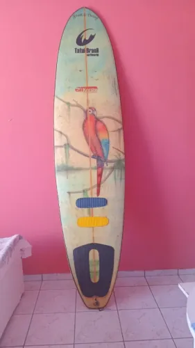 Prancha de Surf Long Board Triquilha removível 7'5'' com capa