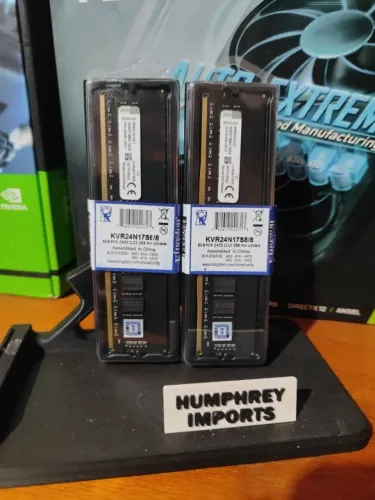 MEMORIA RAM DDR4 16GB 2X8GB KINGSTON NOVAS - GARANTIA 3 MESES