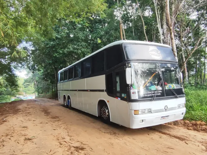 ônibus rodoviário o400 52 lugares ar banheiro troco em ônibus urbano