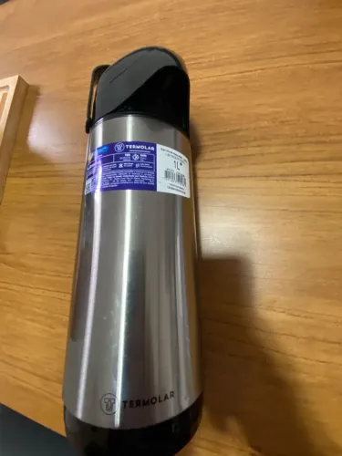 Garrafa térmica inox 1L