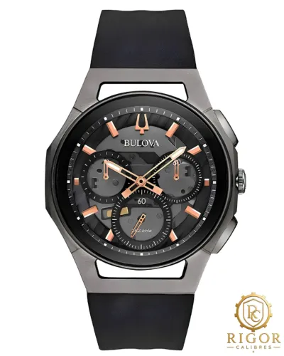 Relógio Bulova CURV Precisionist 98A162 - Cronógrafo Ergonômico em Titânio