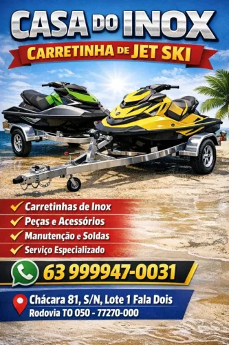 Carretinha para jet ski
