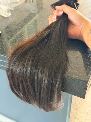 Mega Hair Cabelo Brasileiro Regional 250g 50cm Virgem Na Fita + Contrato