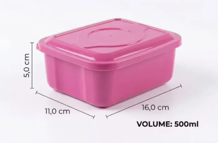 Kit potes plástico