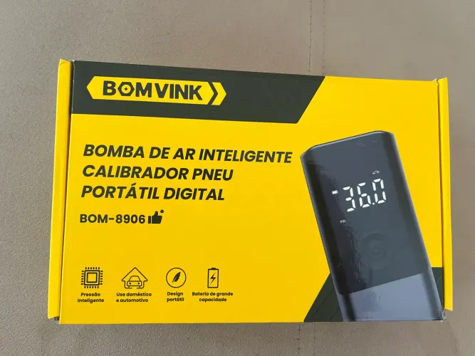 Compressor de ar - pneus carros/motos/bicicleta/bola