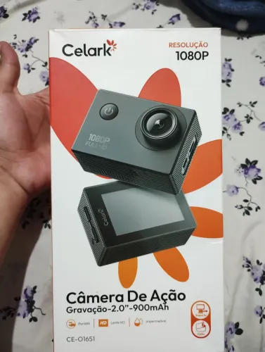 Vendo câmera de ação Celark nova