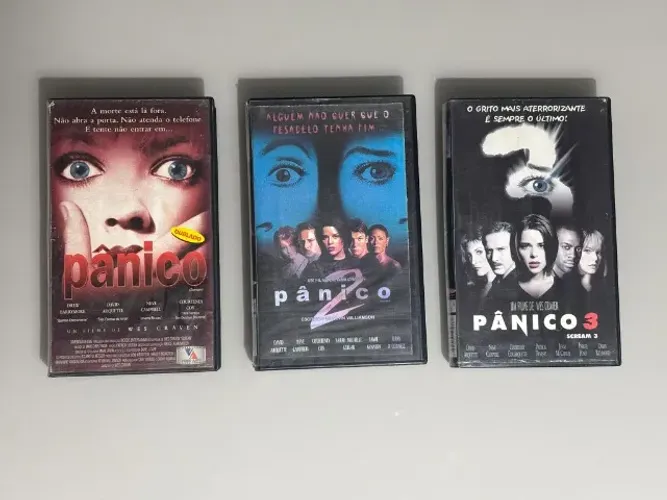 VHS Pânico - Trilogia Original (Dublado) - Scream - Terror - Fita