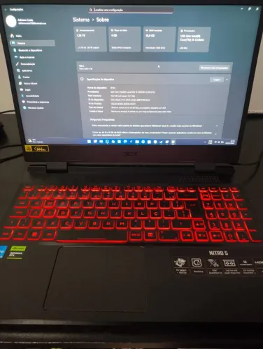 Notebook acer nitro 5