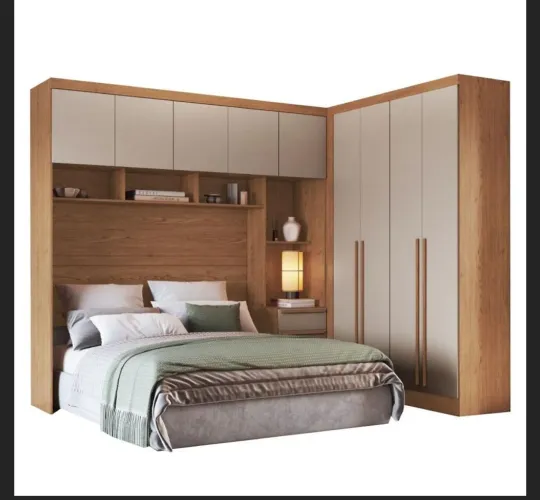 Roupeiro Conjunto Modulado 2 peças Casal.