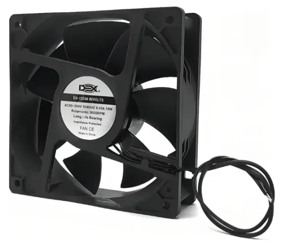 Microventilador Industrial Cooler Ventoinha Fan 3000rpm Bivolt 110v 220v 120x120x38