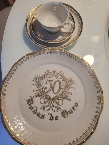 Louças Germer bodas de ouro