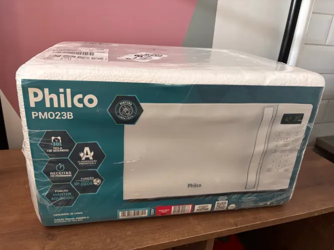 Microondas Philco PMO23B 20L ***NOVO*** Ainda no plástico! Com nota fiscal.