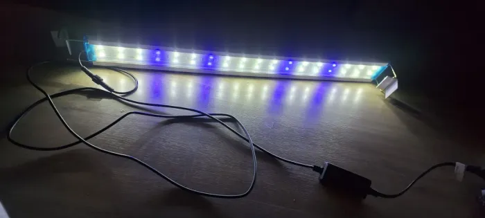 Luminária RGB para aquário 57cm 58leds