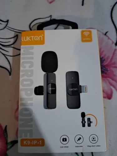 Microfone de lapela pra iPhone